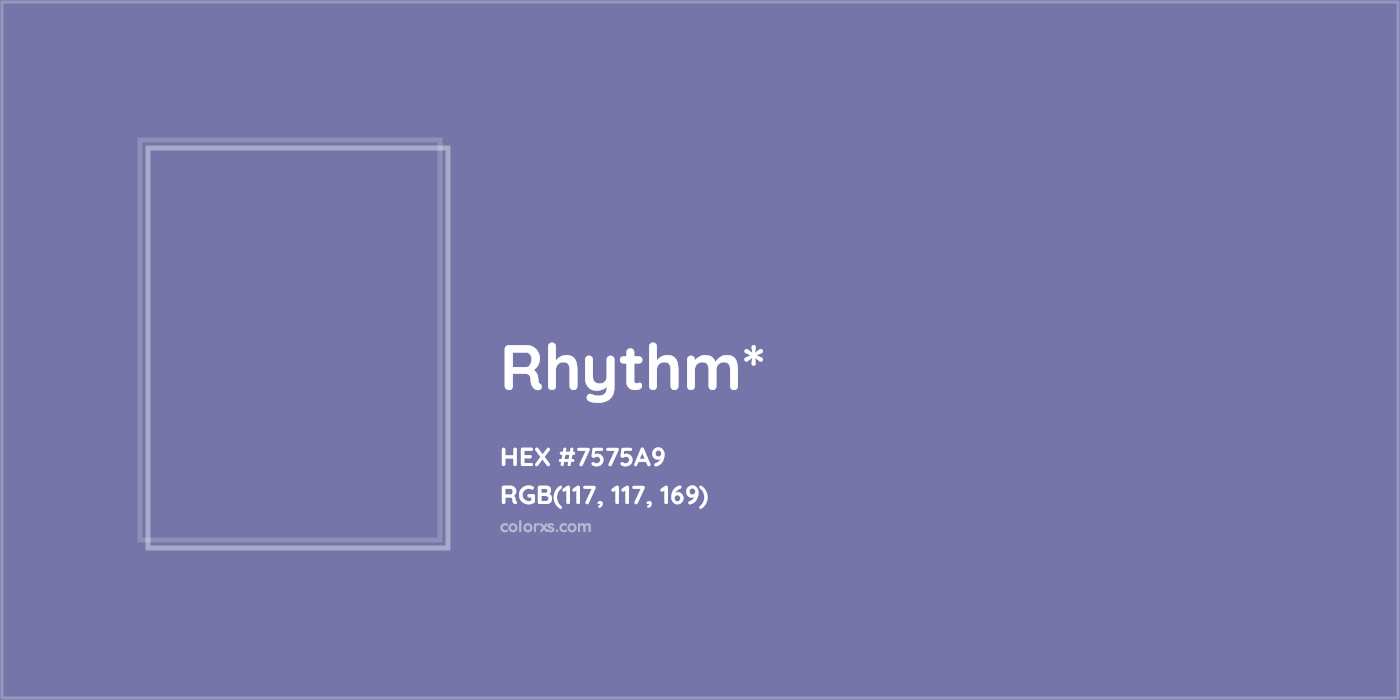 HEX #7575A9 Color Name, Color Code, Palettes, Similar Paints, Images