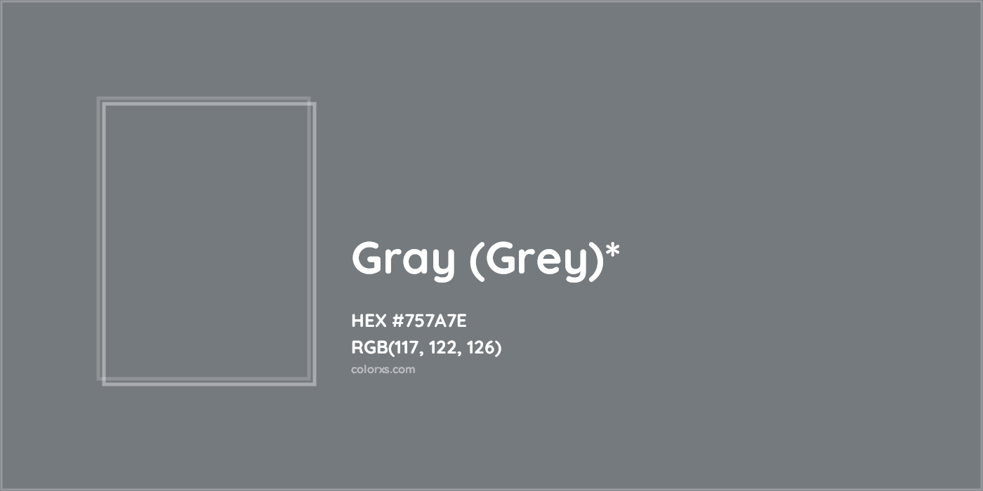 HEX #757A7E Color Name, Color Code, Palettes, Similar Paints, Images