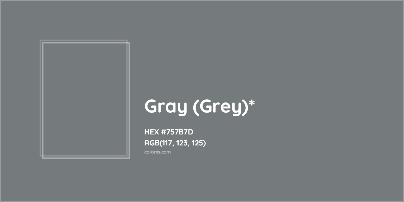 HEX #757B7D Color Name, Color Code, Palettes, Similar Paints, Images