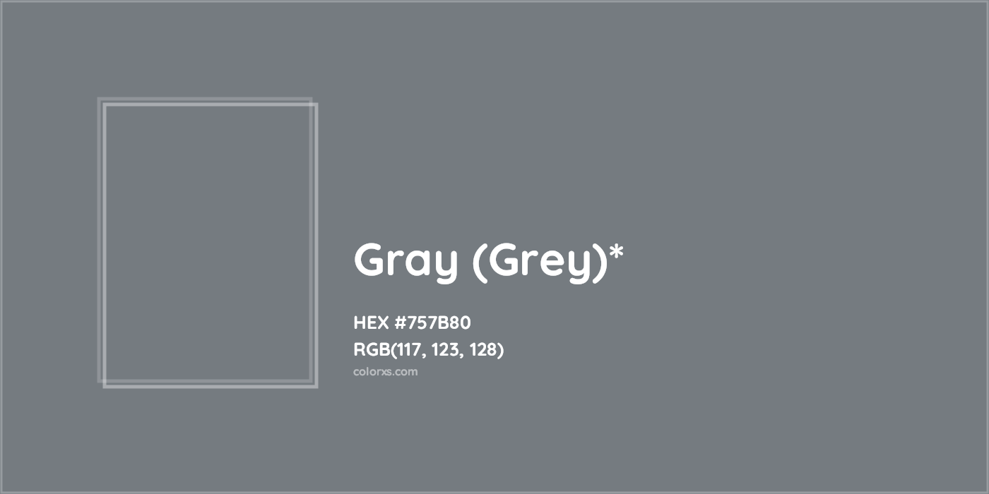 HEX #757B80 Color Name, Color Code, Palettes, Similar Paints, Images