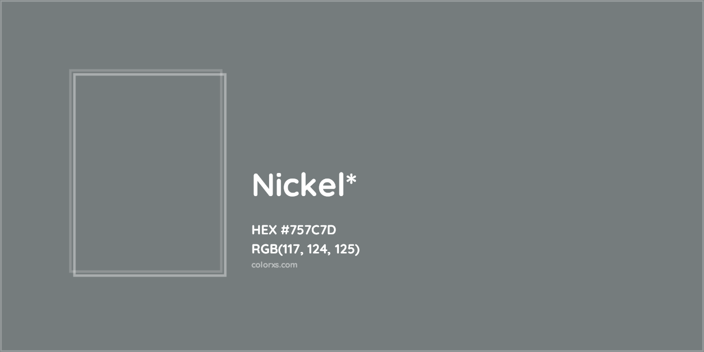 HEX #757C7D Color Name, Color Code, Palettes, Similar Paints, Images
