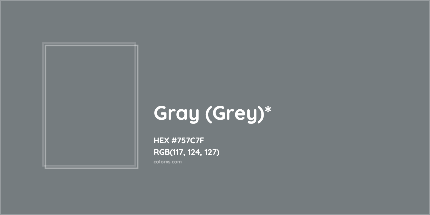 HEX #757C7F Color Name, Color Code, Palettes, Similar Paints, Images