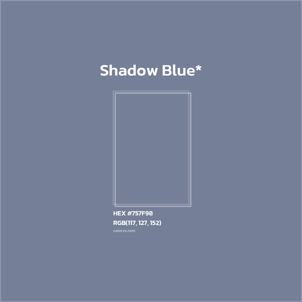 HEX #757F98 Color Name, Color Code, Palettes, Similar Paints, Images