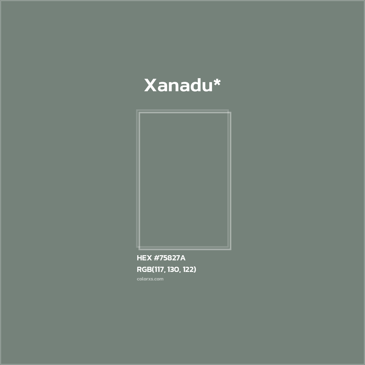 HEX #75827A Color Name, Color Code, Palettes, Similar Paints, Images