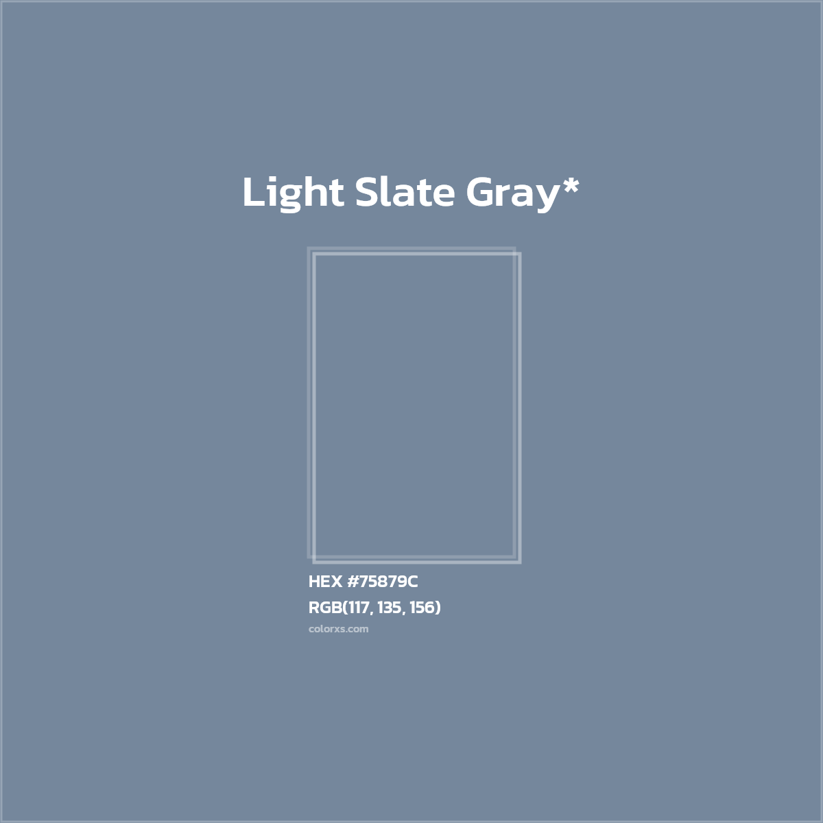 HEX #75879C Color Name, Color Code, Palettes, Similar Paints, Images