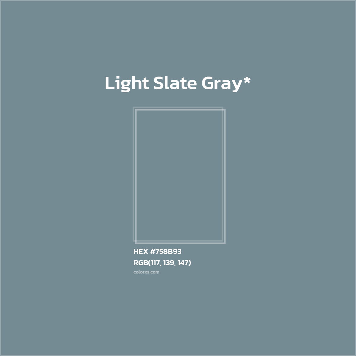 HEX #758B93 Color Name, Color Code, Palettes, Similar Paints, Images