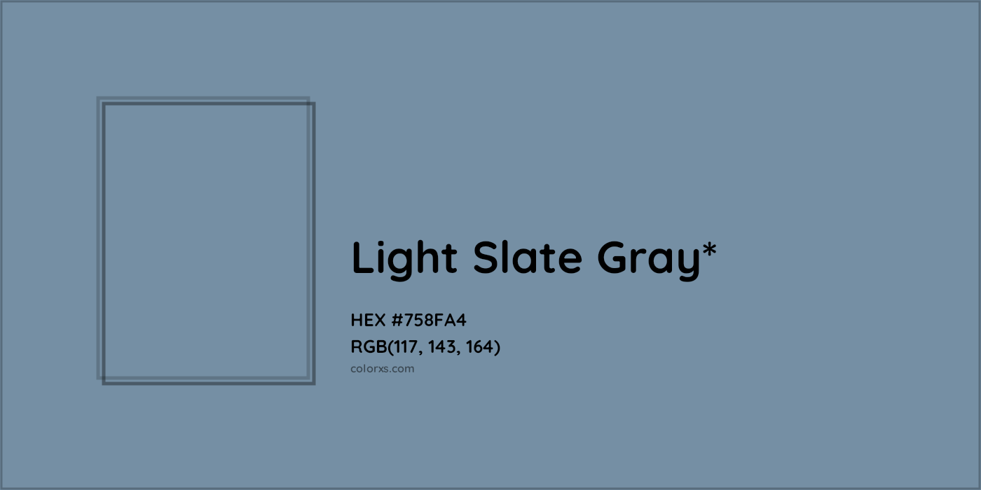 HEX #758FA4 Color Name, Color Code, Palettes, Similar Paints, Images