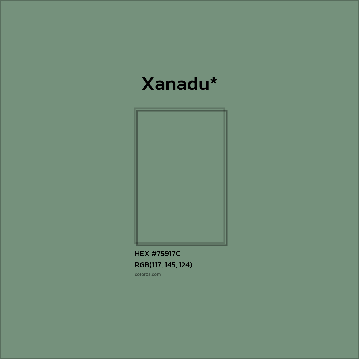 HEX #75917C Color Name, Color Code, Palettes, Similar Paints, Images