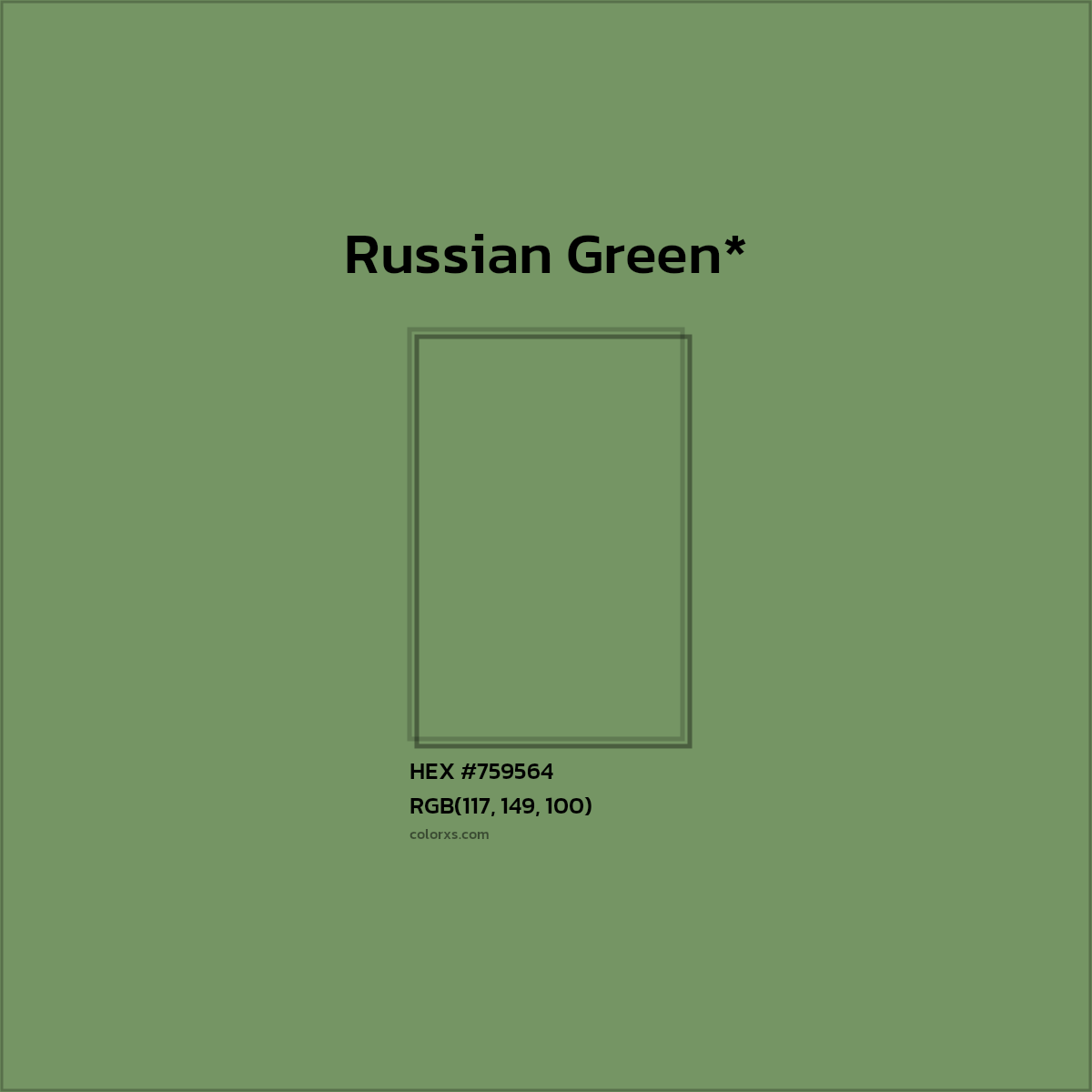 HEX #759564 Color Name, Color Code, Palettes, Similar Paints, Images