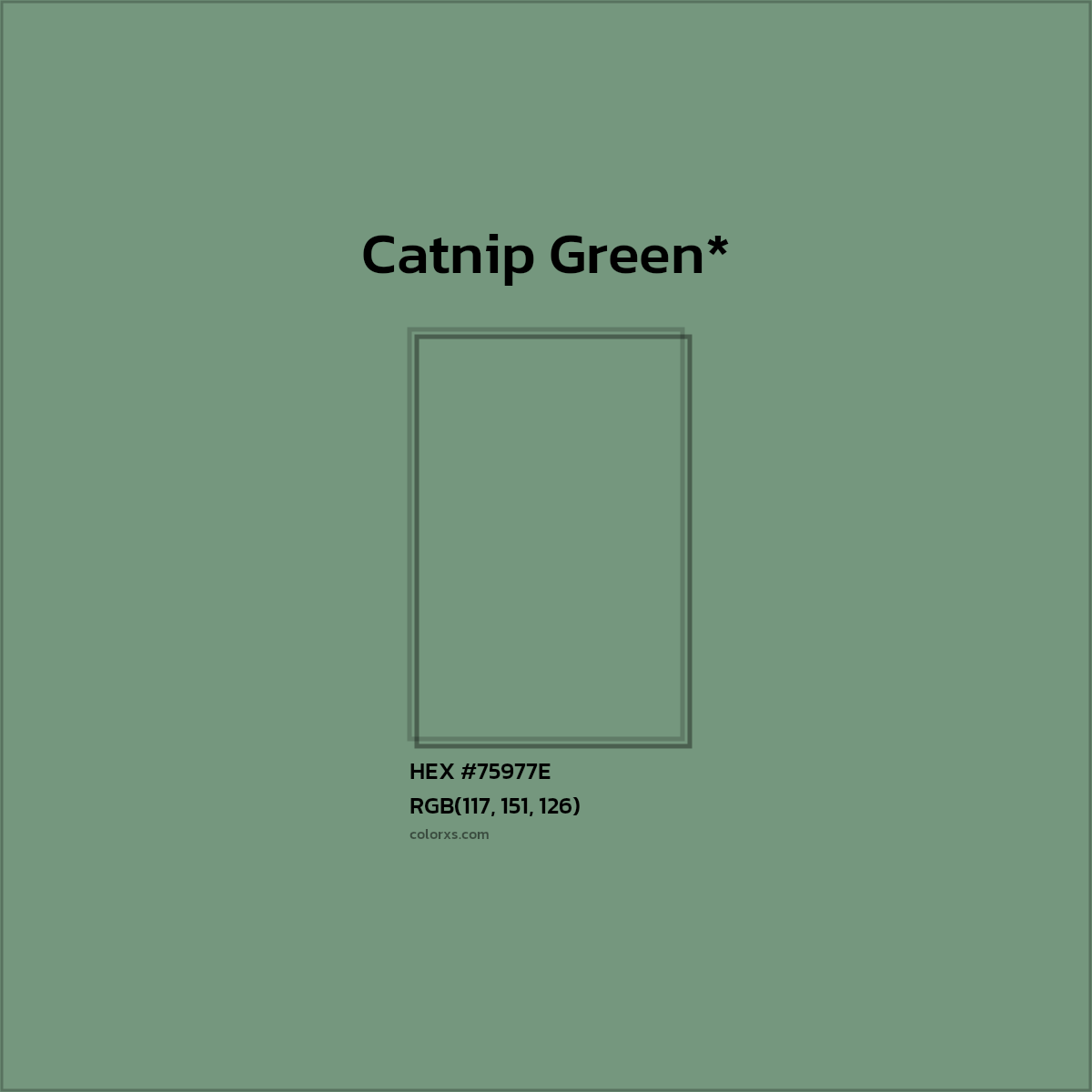 HEX #75977E Color Name, Color Code, Palettes, Similar Paints, Images