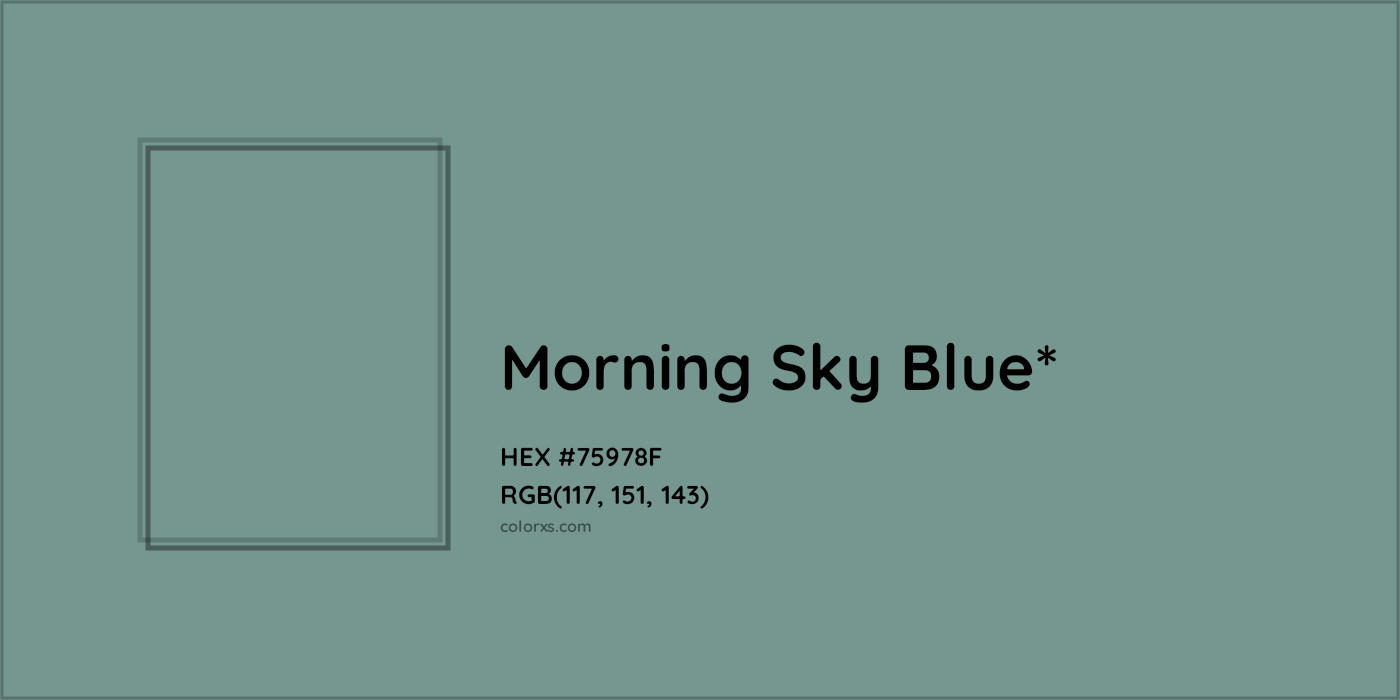 HEX #75978F Color Name, Color Code, Palettes, Similar Paints, Images