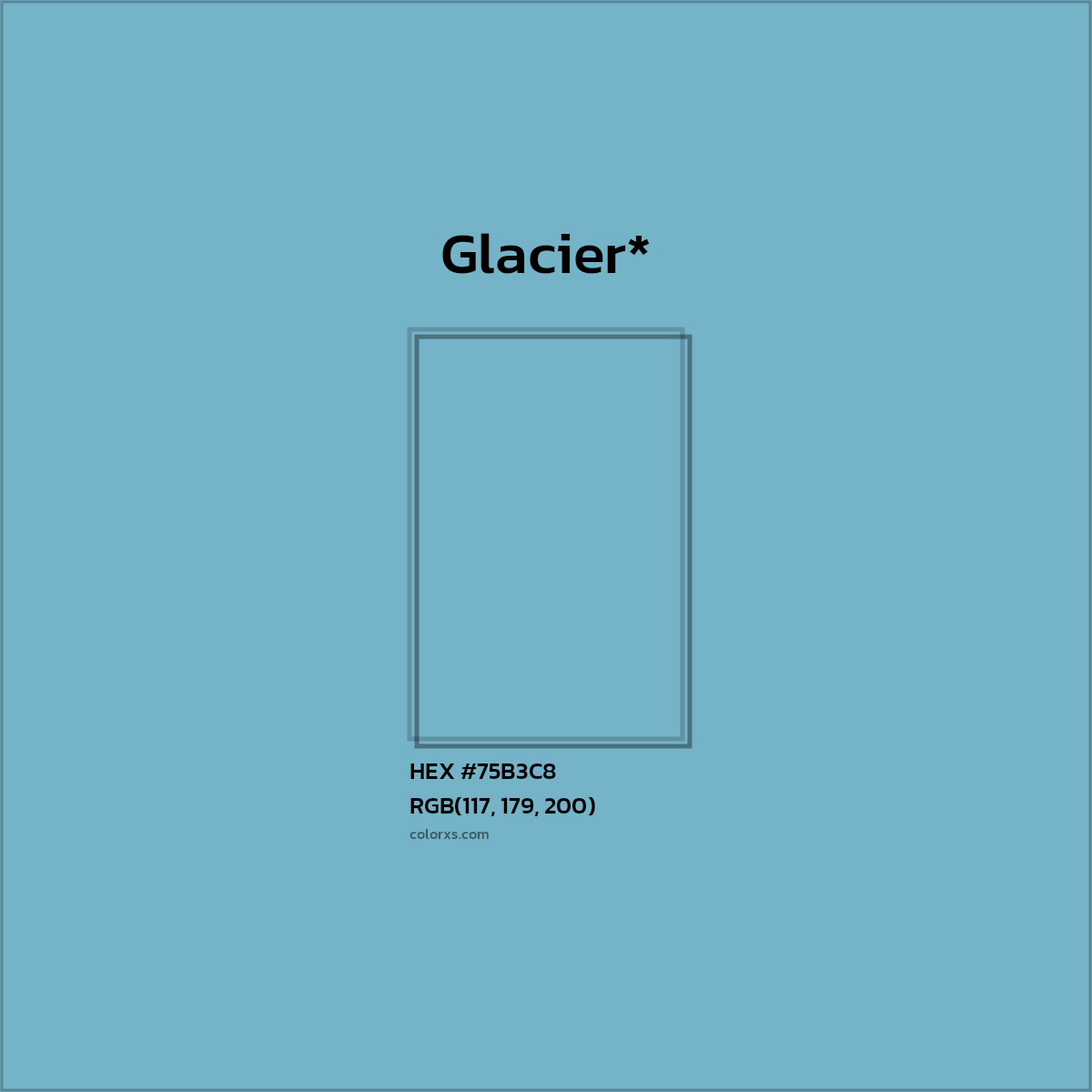HEX #75B3C8 Color Name, Color Code, Palettes, Similar Paints, Images
