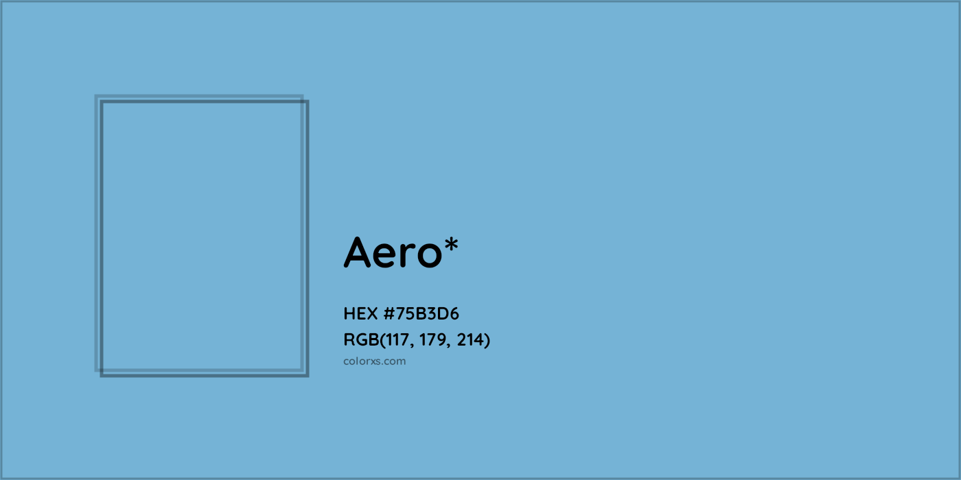 HEX #75B3D6 Color Name, Color Code, Palettes, Similar Paints, Images