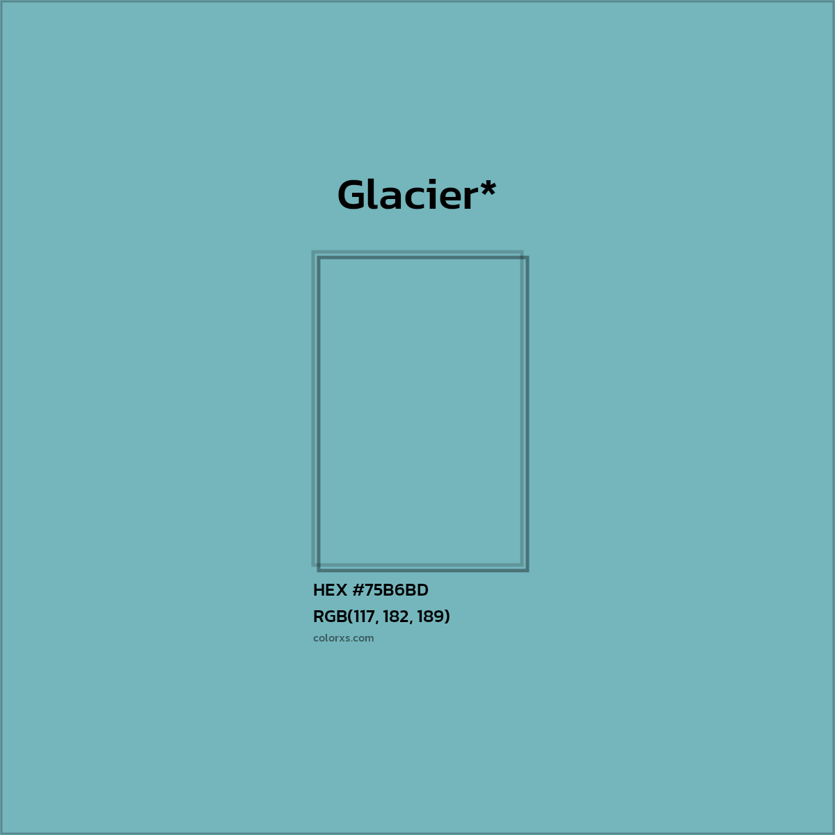 HEX #75B6BD Color Name, Color Code, Palettes, Similar Paints, Images
