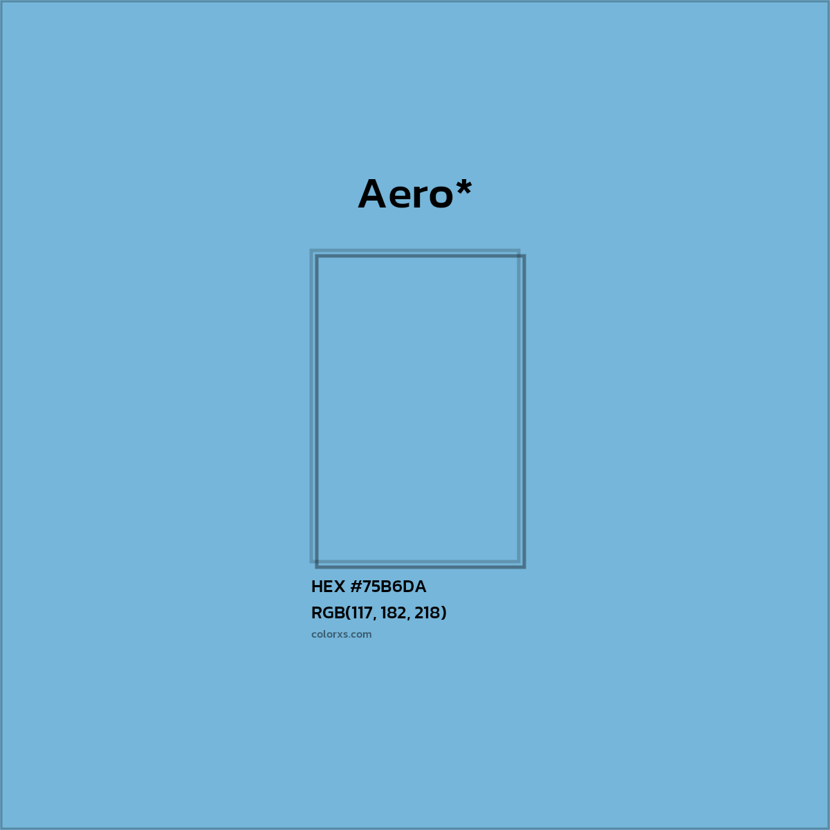 HEX #75B6DA Color Name, Color Code, Palettes, Similar Paints, Images