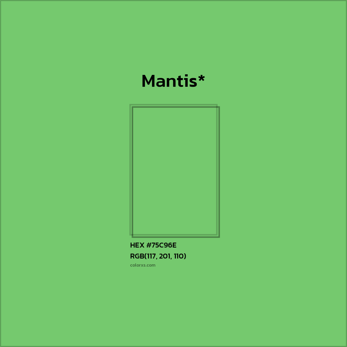 HEX #75C96E Color Name, Color Code, Palettes, Similar Paints, Images