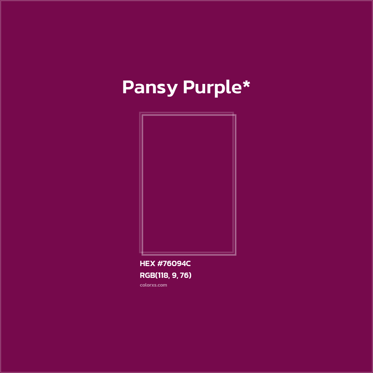 HEX #76094C Color Name, Color Code, Palettes, Similar Paints, Images