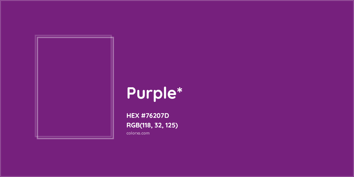 HEX #76207D Color Name, Color Code, Palettes, Similar Paints, Images