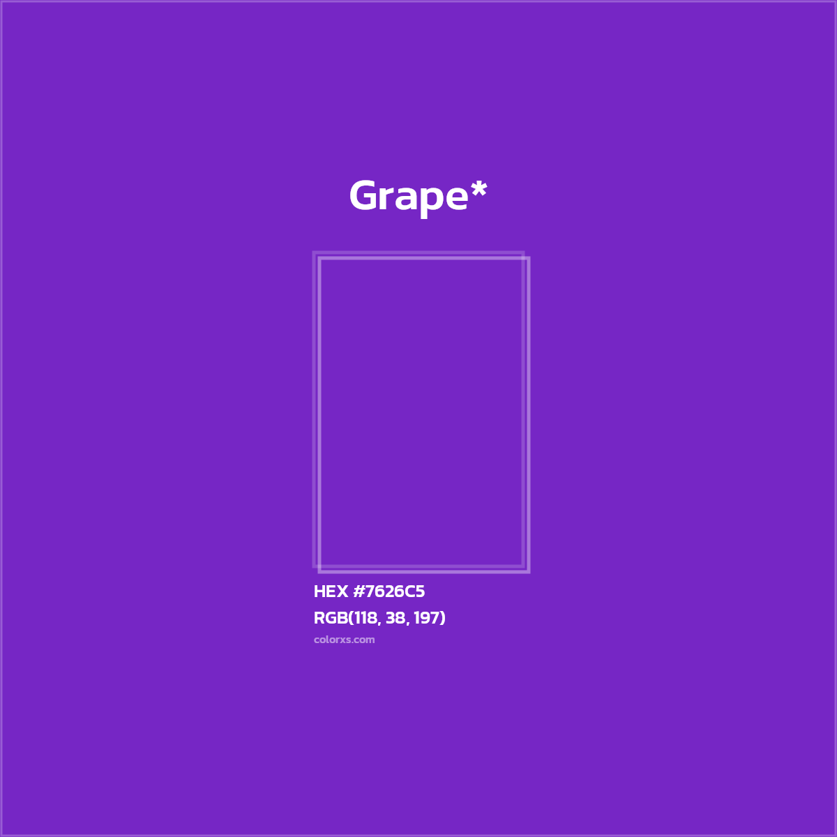 HEX #7626C5 Color Name, Color Code, Palettes, Similar Paints, Images