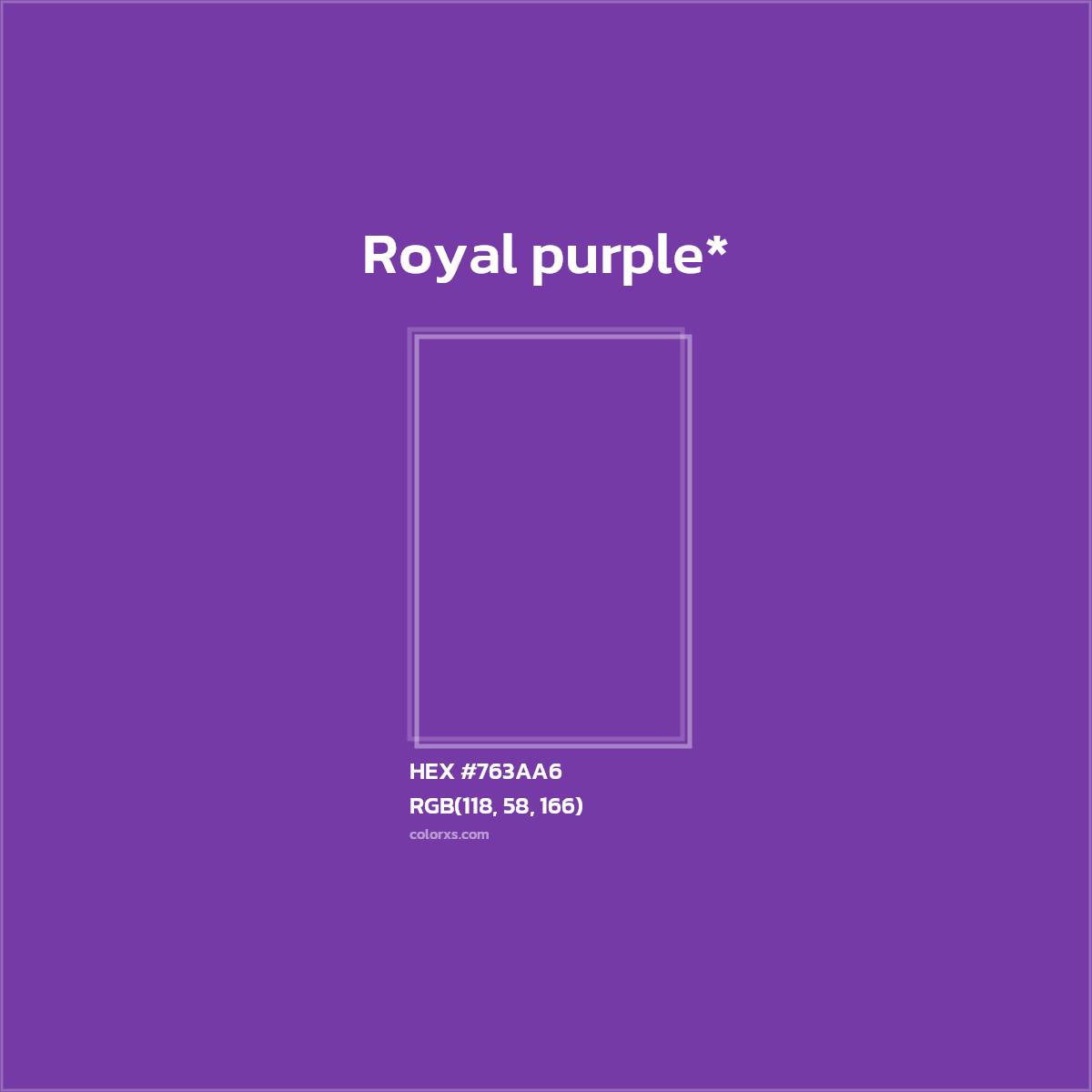 HEX #763AA6 Color Name, Color Code, Palettes, Similar Paints, Images