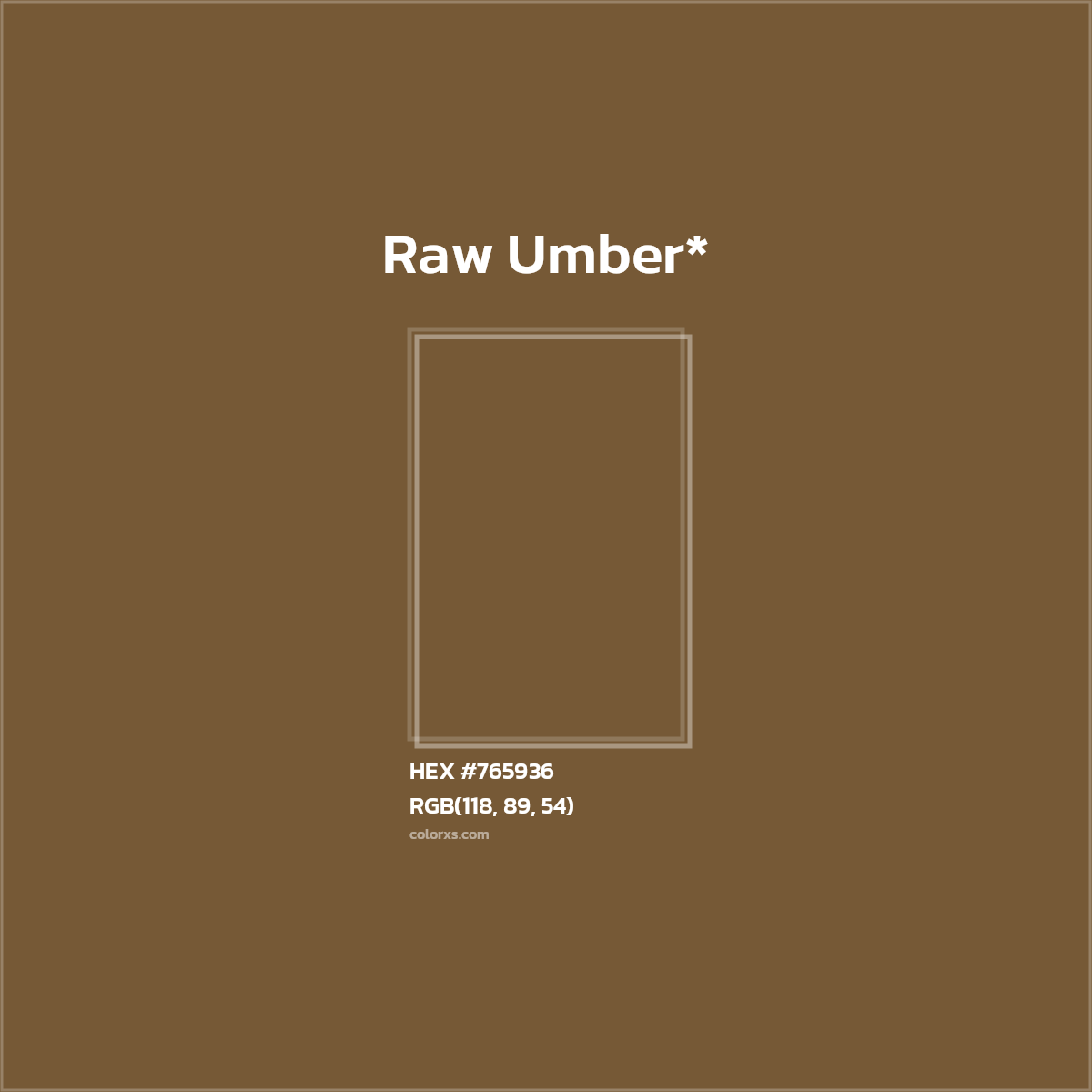 HEX #765936 Color Name, Color Code, Palettes, Similar Paints, Images