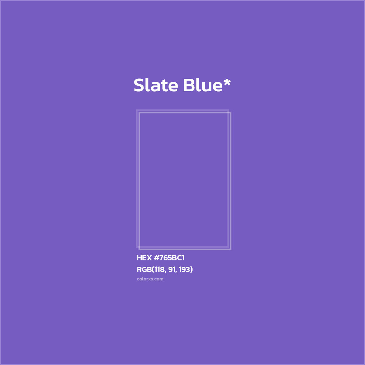 HEX #765BC1 Color Name, Color Code, Palettes, Similar Paints, Images