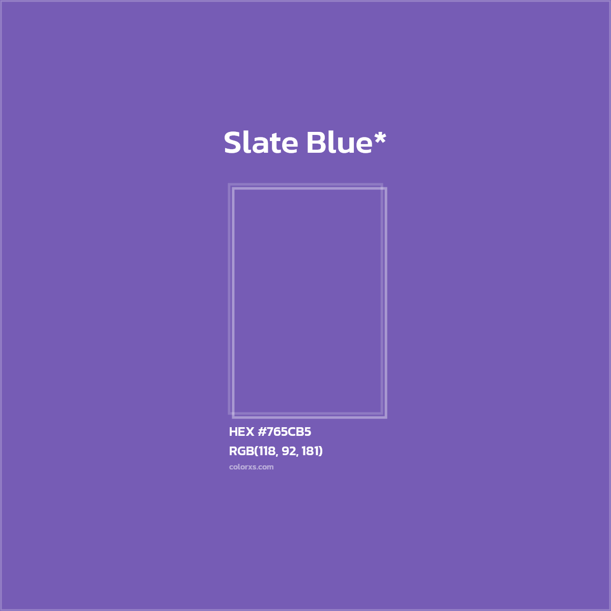 HEX #765CB5 Color Name, Color Code, Palettes, Similar Paints, Images