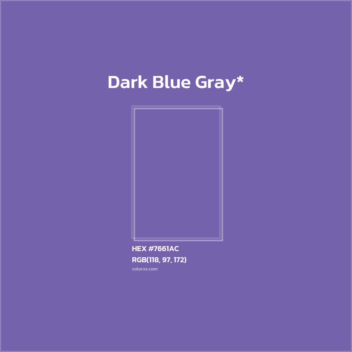 HEX #7661AC Color Name, Color Code, Palettes, Similar Paints, Images