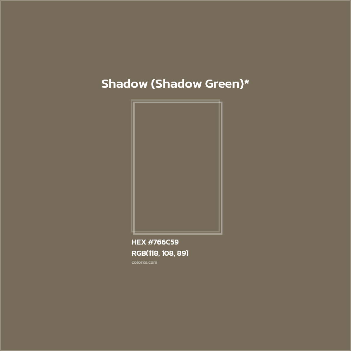 HEX #766C59 Color Name, Color Code, Palettes, Similar Paints, Images