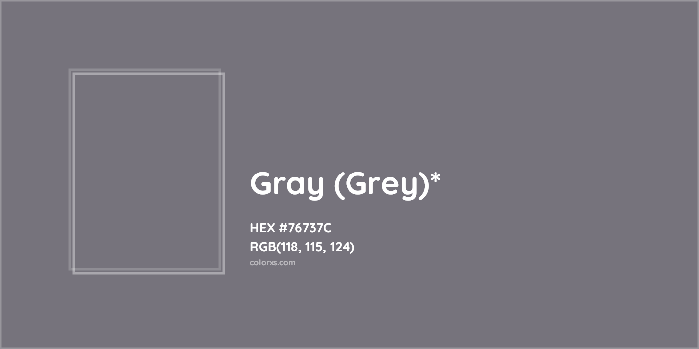 HEX #76737C Color Name, Color Code, Palettes, Similar Paints, Images
