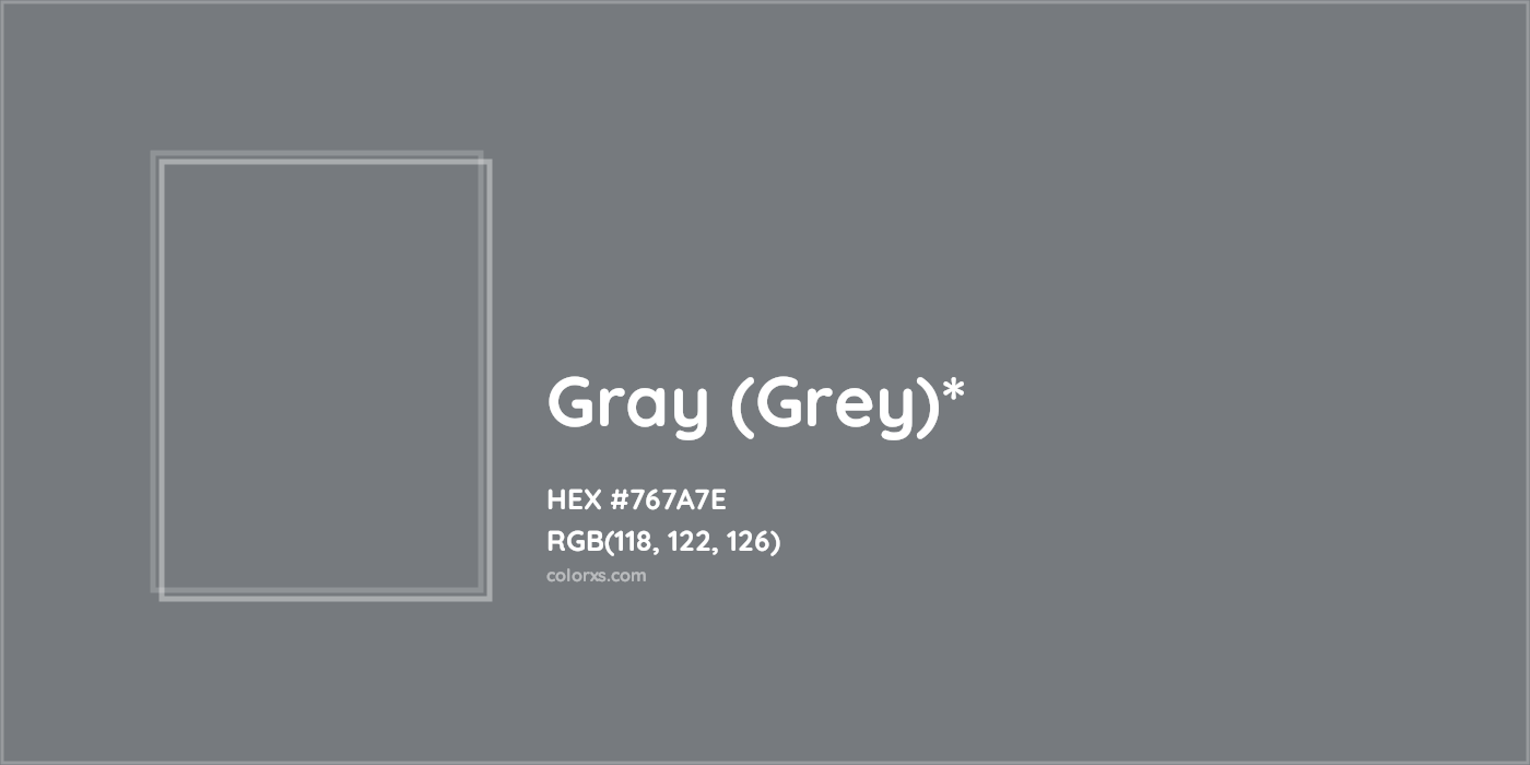 HEX #767A7E Color Name, Color Code, Palettes, Similar Paints, Images