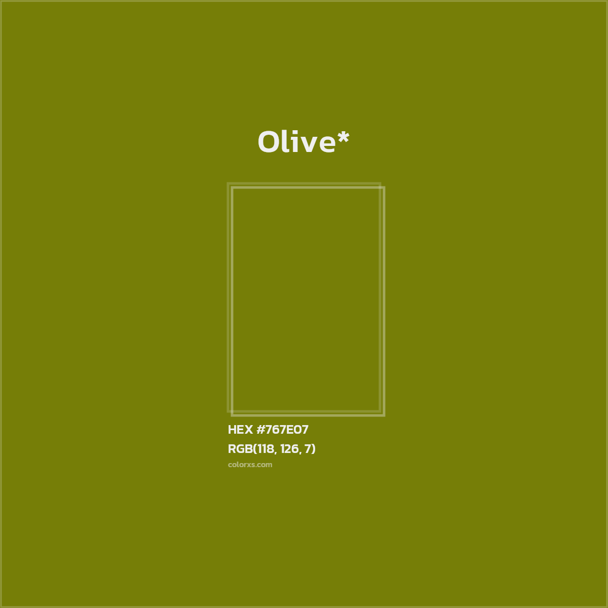HEX #767E07 Color Name, Color Code, Palettes, Similar Paints, Images