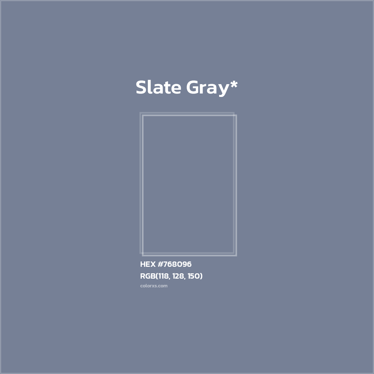 HEX #768096 Color Name, Color Code, Palettes, Similar Paints, Images