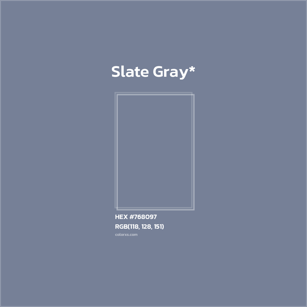 HEX #768097 Color Name, Color Code, Palettes, Similar Paints, Images