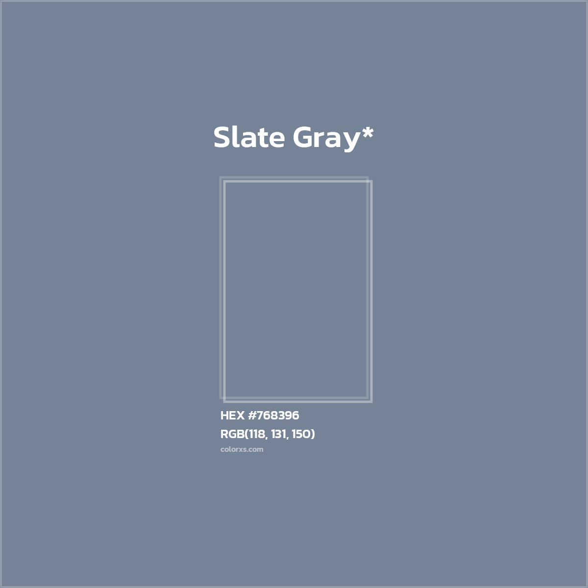 HEX #768396 Color Name, Color Code, Palettes, Similar Paints, Images