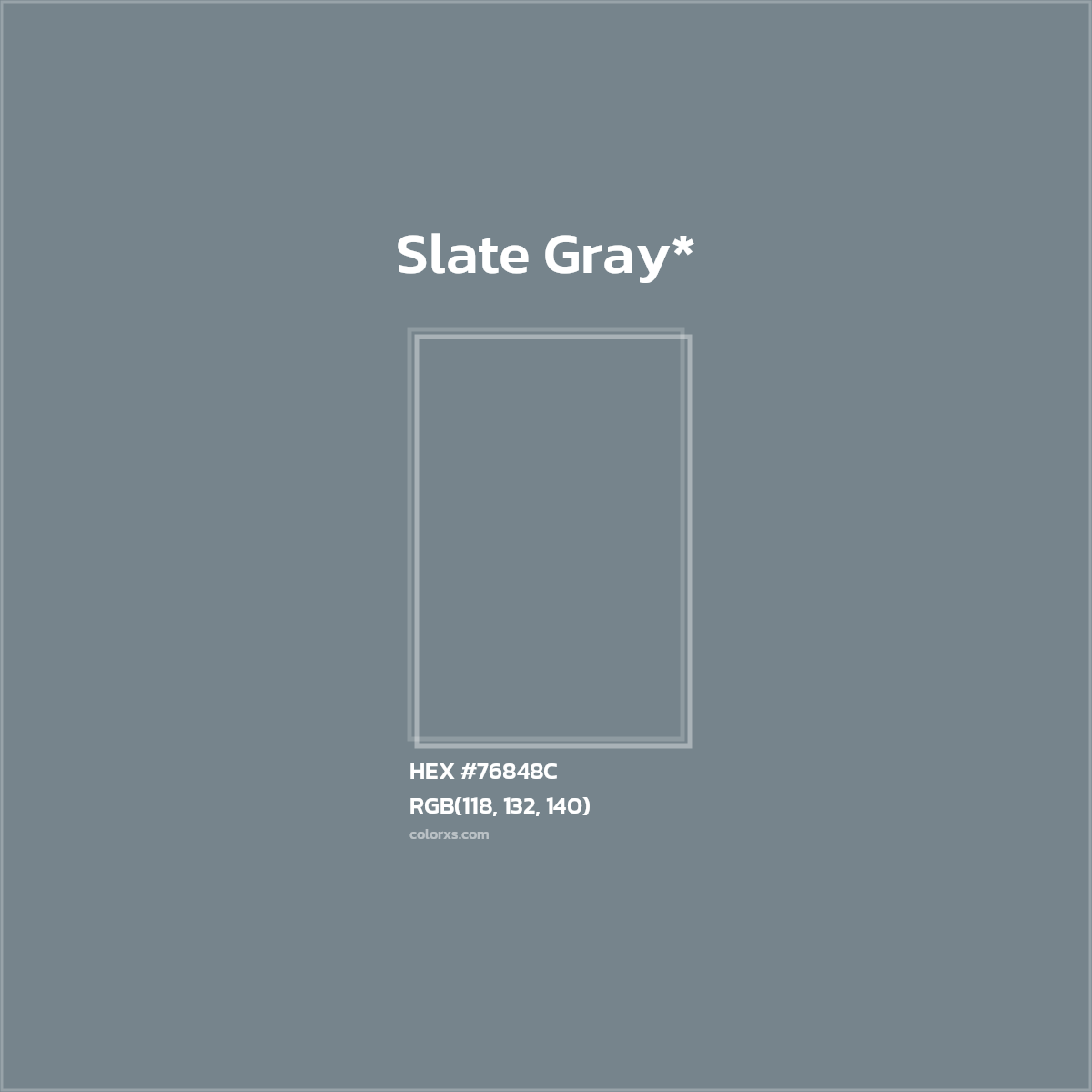 HEX #76848C Color Name, Color Code, Palettes, Similar Paints, Images