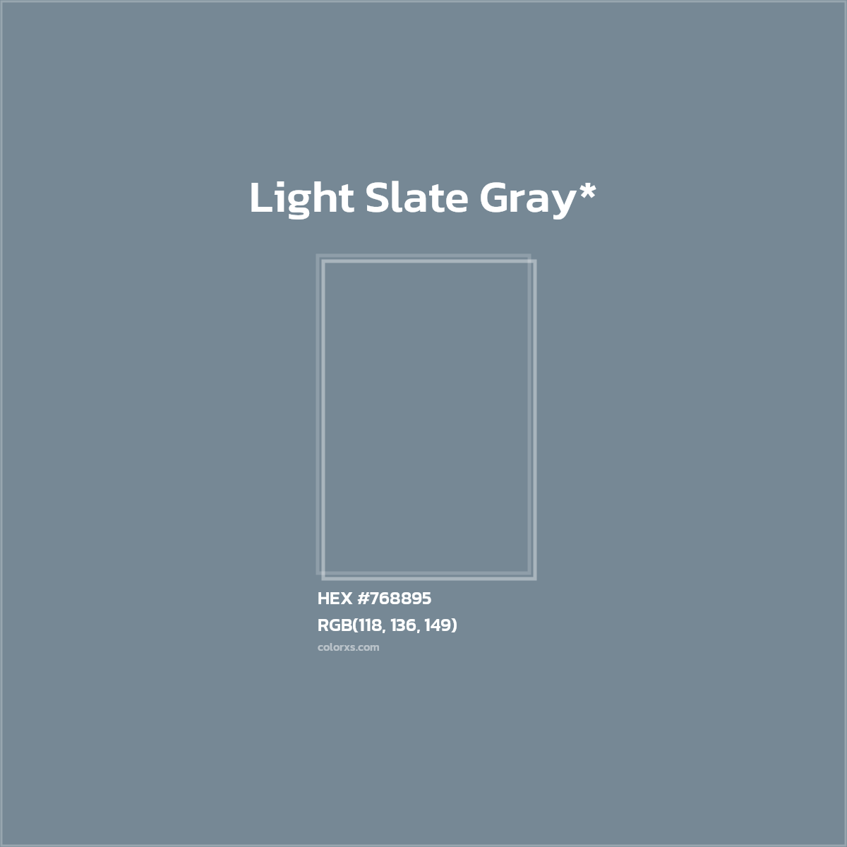 HEX #768895 Color Name, Color Code, Palettes, Similar Paints, Images
