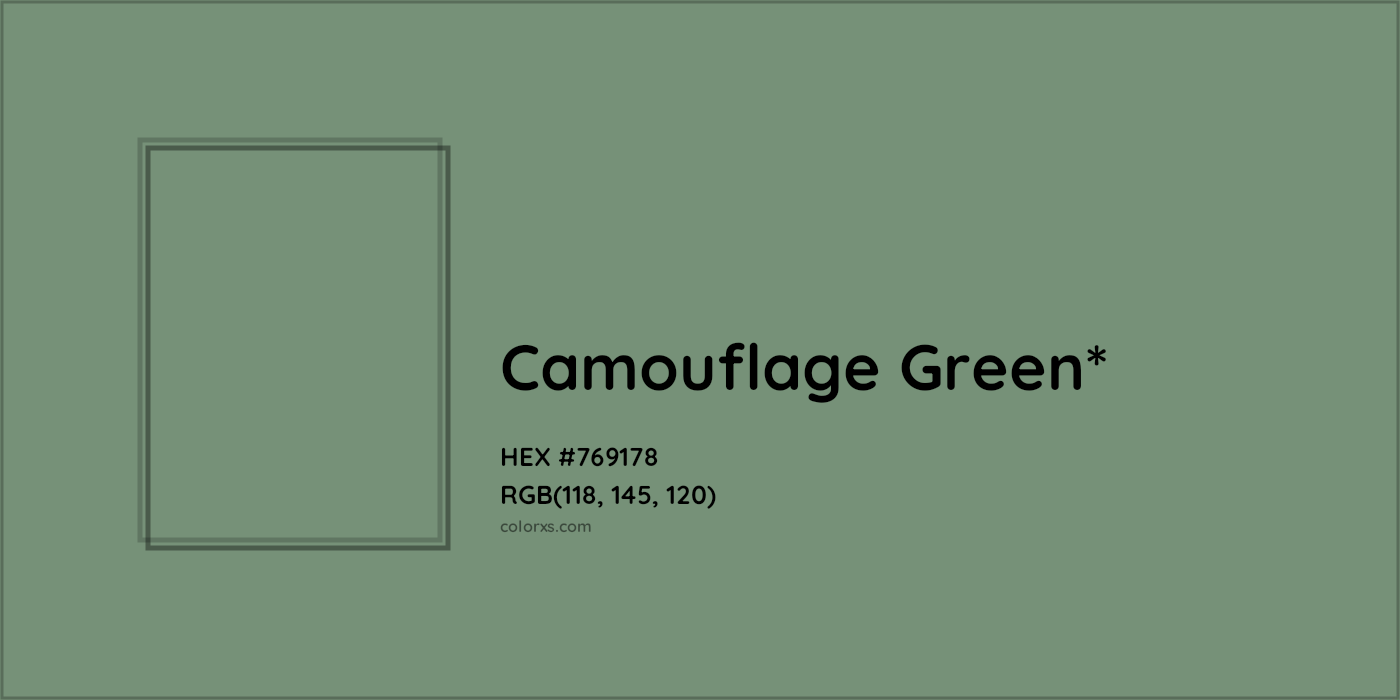 HEX #769178 Color Name, Color Code, Palettes, Similar Paints, Images