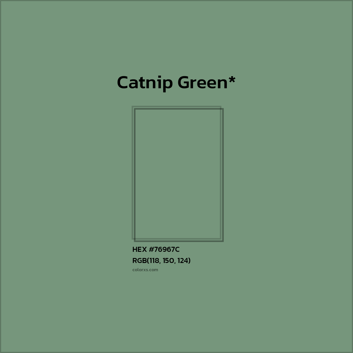 HEX #76967C Color Name, Color Code, Palettes, Similar Paints, Images