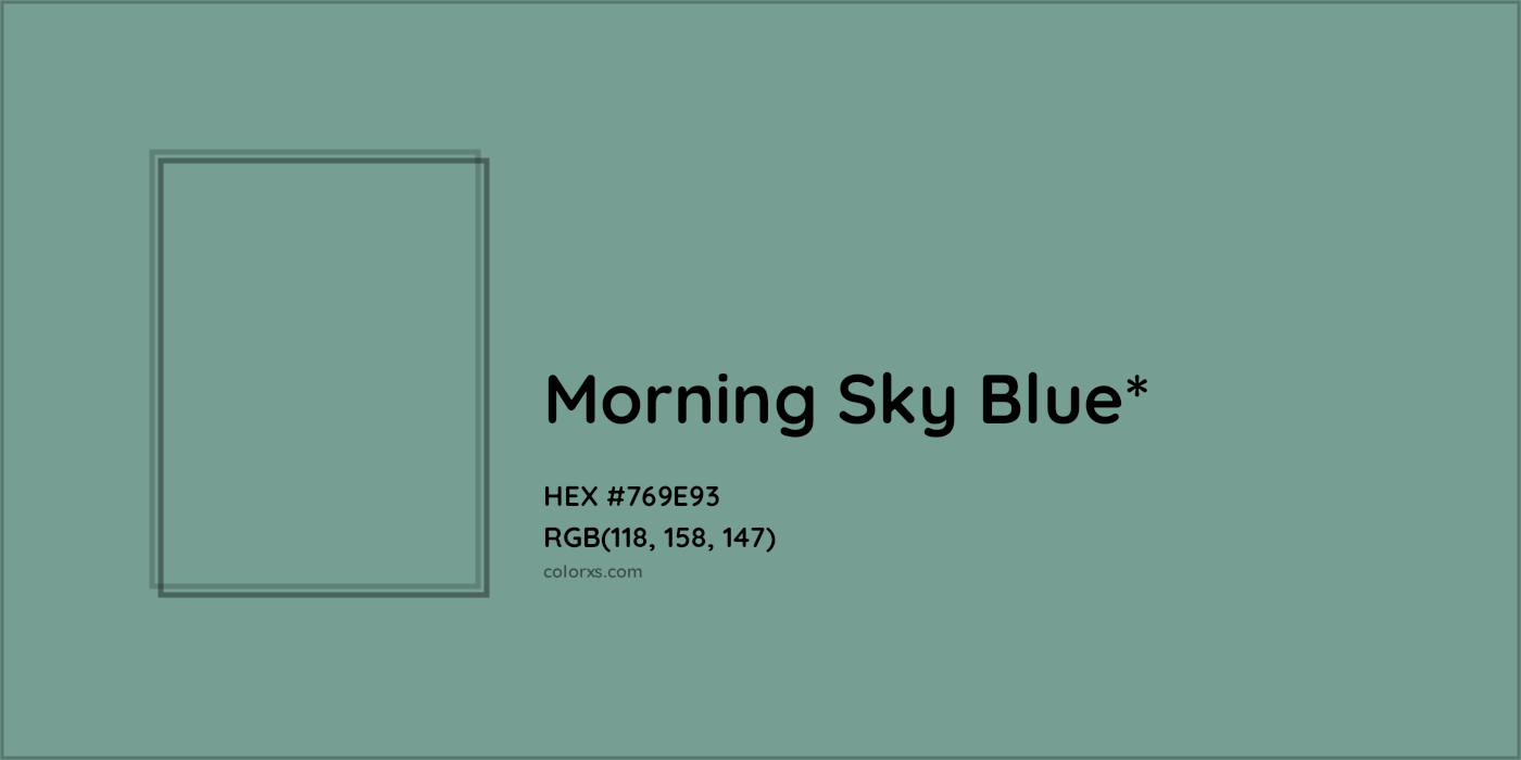 HEX #769E93 Color Name, Color Code, Palettes, Similar Paints, Images