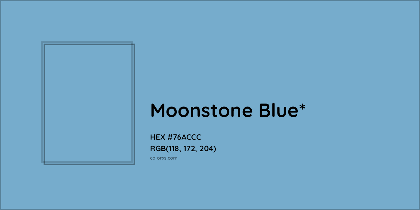 HEX #76ACCC Color Name, Color Code, Palettes, Similar Paints, Images