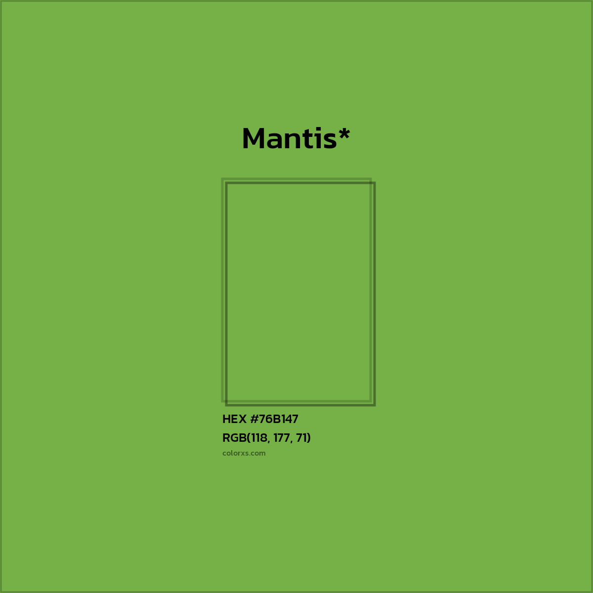 HEX #76B147 Color Name, Color Code, Palettes, Similar Paints, Images