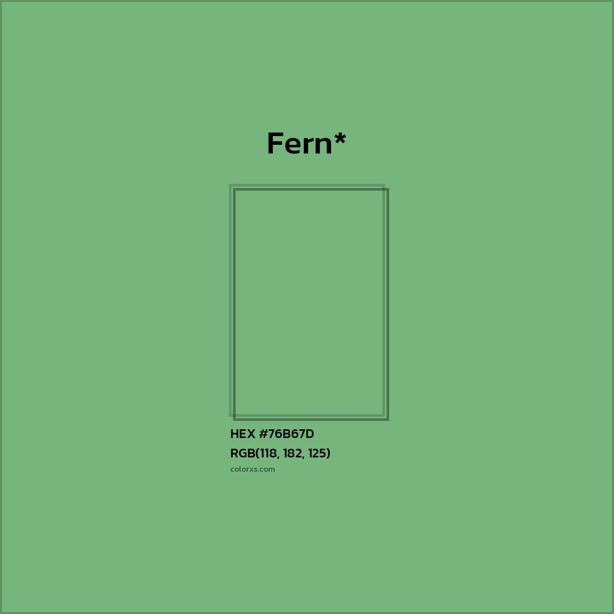 HEX #76B67D Color Name, Color Code, Palettes, Similar Paints, Images