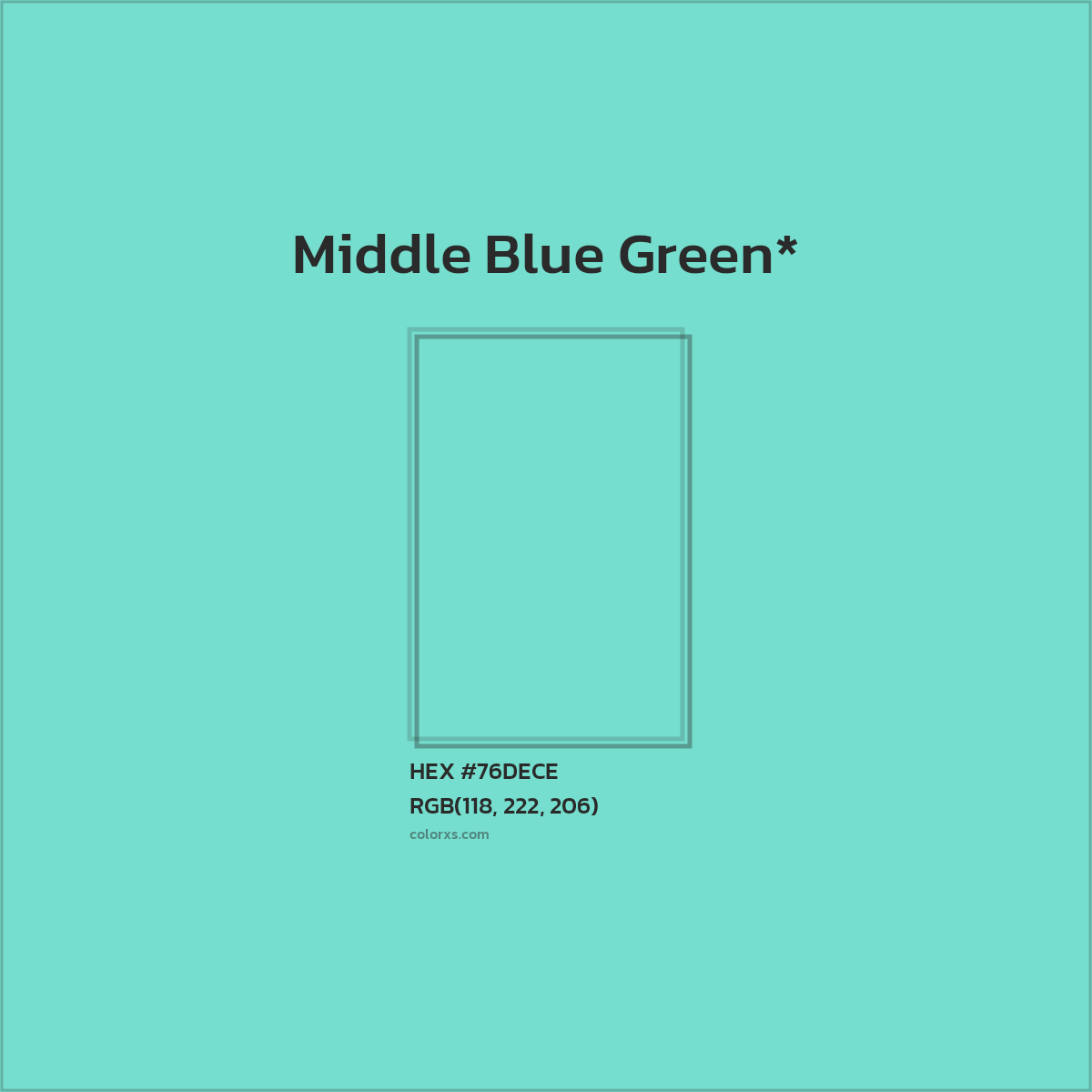 HEX #76DECE Color Name, Color Code, Palettes, Similar Paints, Images