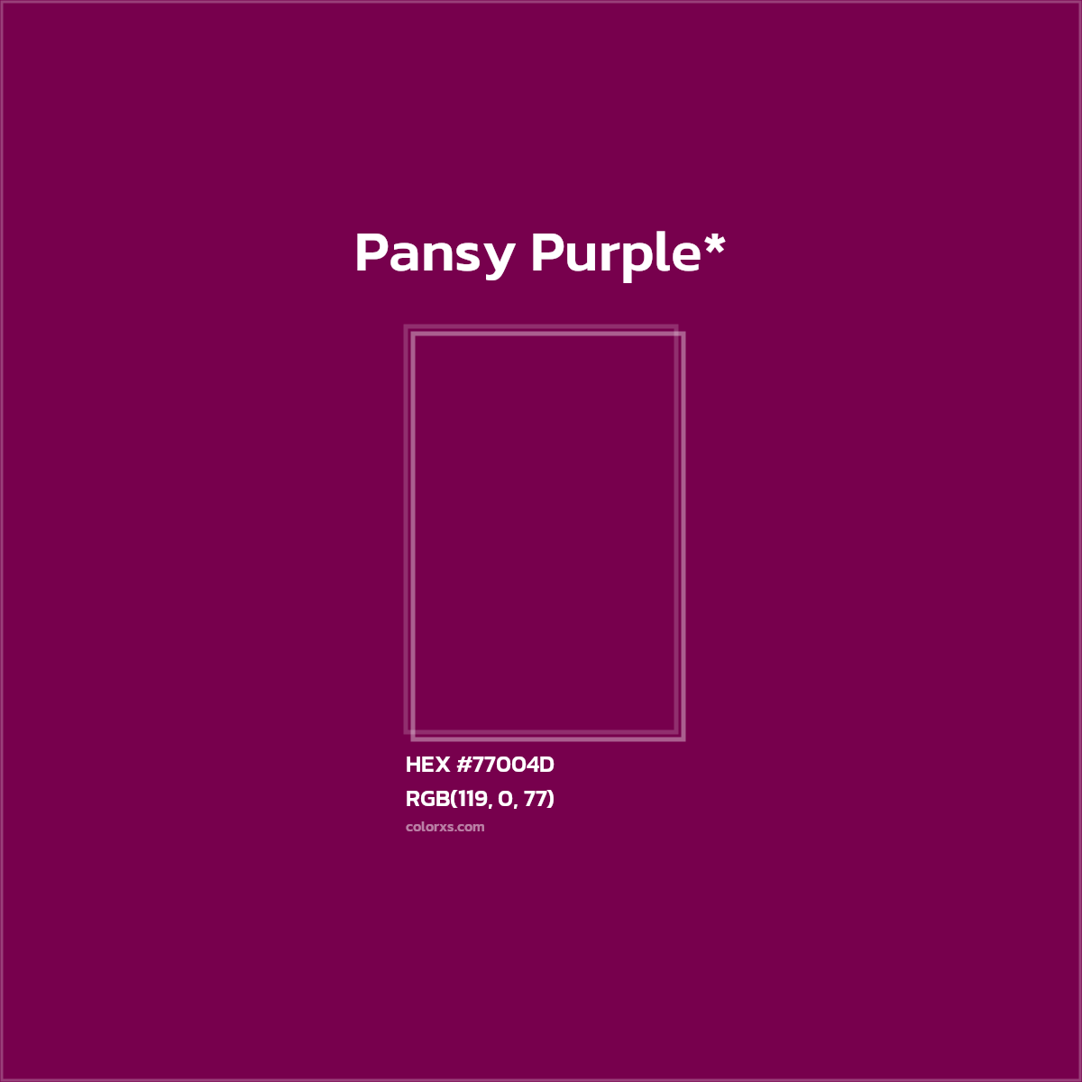 HEX #77004D Color Name, Color Code, Palettes, Similar Paints, Images
