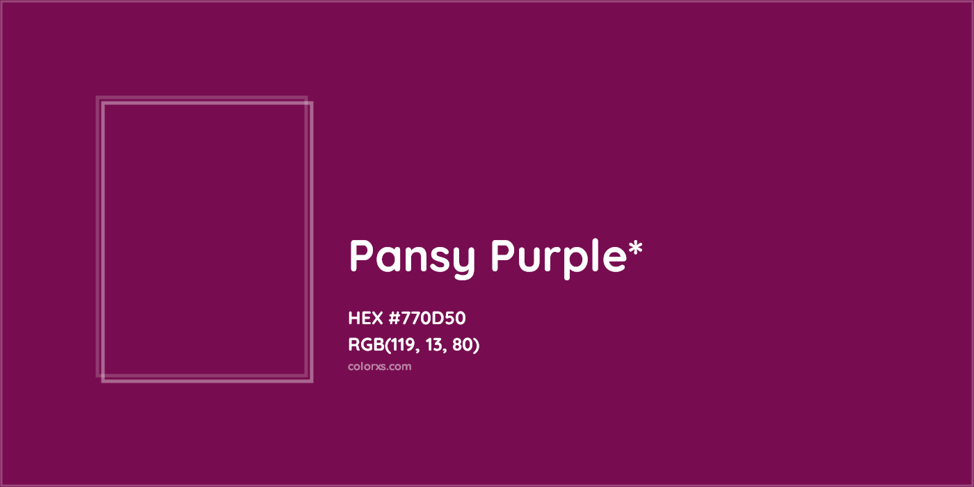 HEX #770D50 Color Name, Color Code, Palettes, Similar Paints, Images