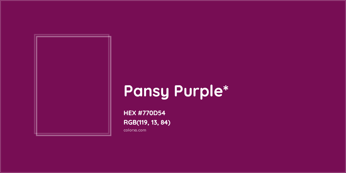 HEX #770D54 Color Name, Color Code, Palettes, Similar Paints, Images