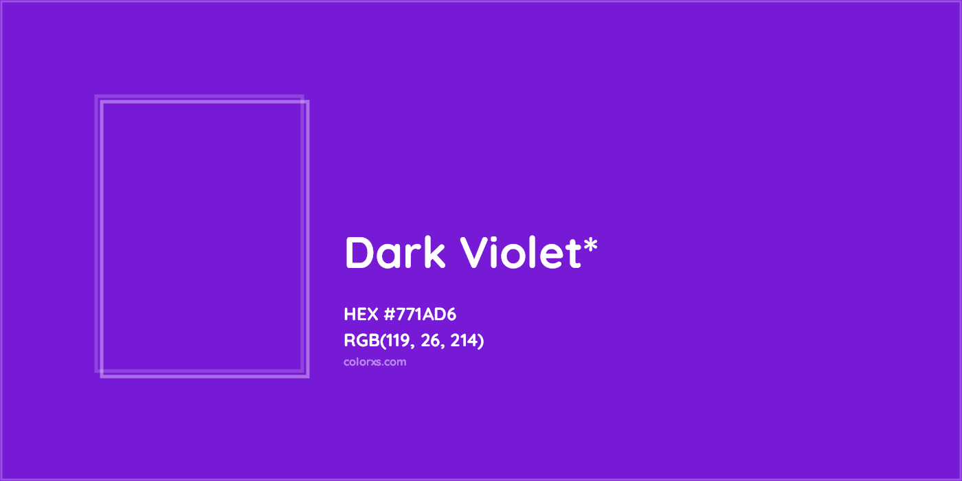 HEX #771AD6 Color Name, Color Code, Palettes, Similar Paints, Images