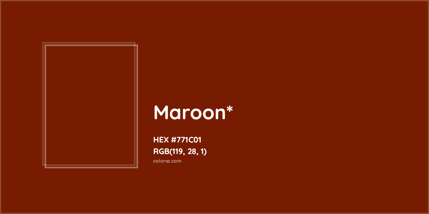 HEX #771C01 Color Name, Color Code, Palettes, Similar Paints, Images