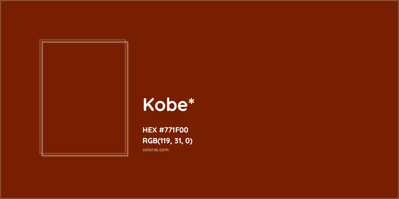 HEX #771F00 Color Name, Color Code, Palettes, Similar Paints, Images